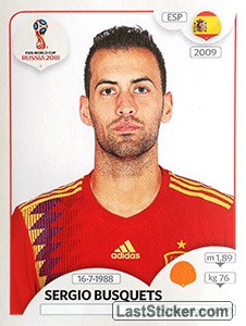 Sergio Busquets — España 2018