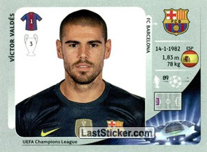 Victor Valdes — Barcelona 2012