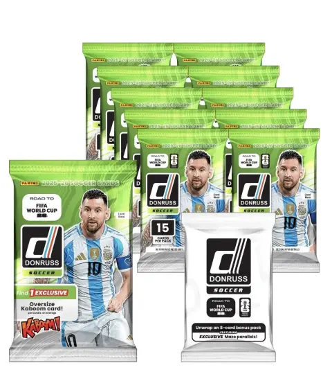 2025-26 Panini Donruss Road to the FIFA World Cup Soccer Costco Exclusive Bundle — foto 2