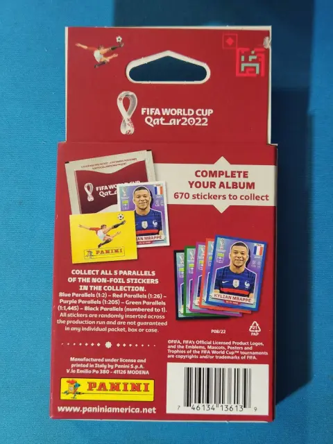 Caja de 5 sobres Panini FIFA World Cup Qatar 2022 — foto 2