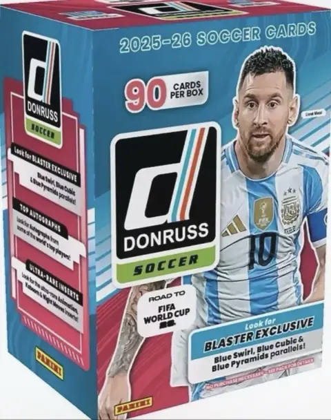 Panini Donruss Soccer Road to FIFA World Cup Factory Sealed Blaster Box