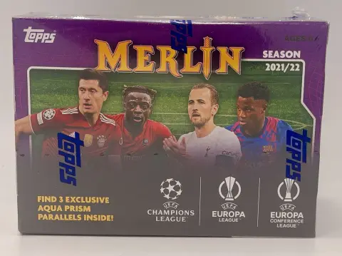 Topps Chrome Merlin 2021-22 UEFA Soccer Value Box — foto 3